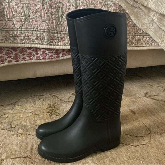 Tory Burch Shoes - Tory Burch Marion quilted rain boot